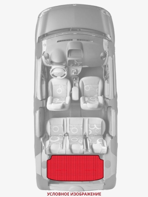 ЭВА коврики «Queen Lux» багажник для Toyota Will VS